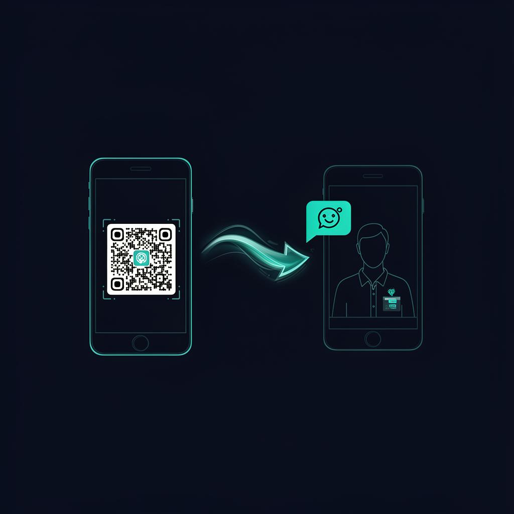 QR scan to staff notification workflow